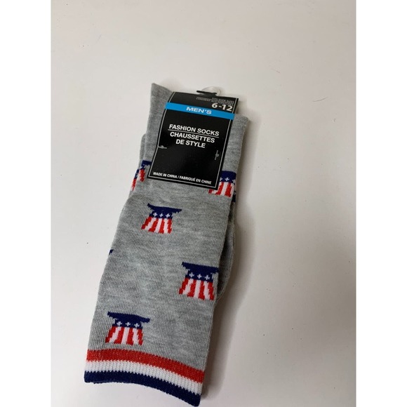 Unbranded Other - Mens Fourth of July Liberty Hat Crew Socks Fashion Socks Shoe Size 6-12